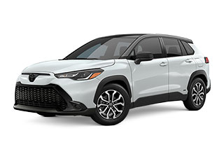 2025 Toyota Corolla Cross Hybrid SUV Wind Chill Pearl Jet Black